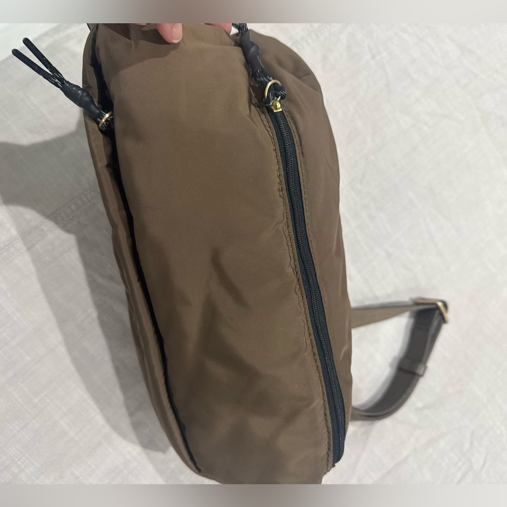 rag & bone Brown Nylon Belt Bag with Black Trim